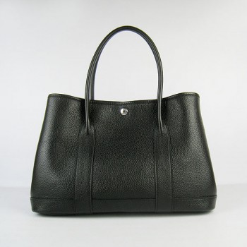 Hermes Garden Party Handbag Large 36cm Black
