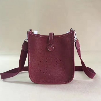 hermes evelyne burgundy