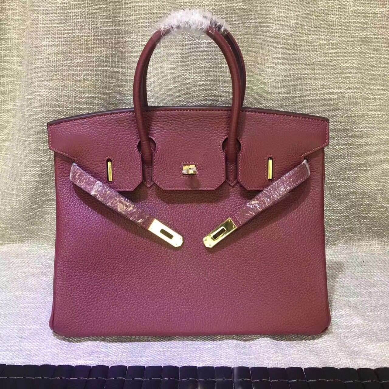 burgundy birkin bag