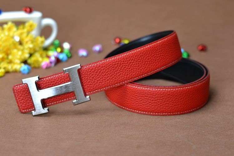 red hermes belt