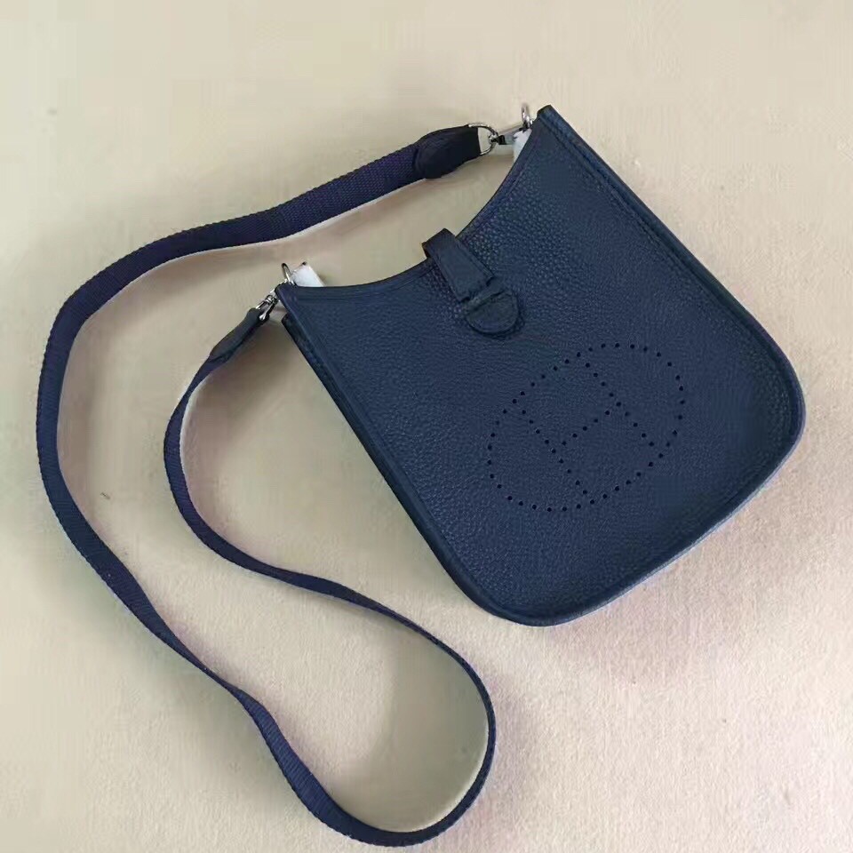 hermes evelyne navy blue