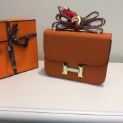 Hermes Constance Bag 23cm Epsom Leather Orange Gold