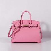 Hermes 30cm Birkin Bag Togo Leather with Strap Light Pink Gold
