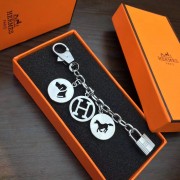 Hermes Bag Charms Short Chain Silver