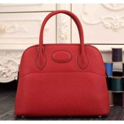 Hermes Bolide 31cm Togo Leather Red Bag
