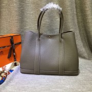 Hermes Garden Party Handbag Large 36cm Grey