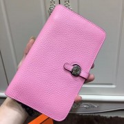 Hermes Dogon Wallet Togo Leather H001 Pink