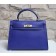 Hermes Kelly 32cm Epsom Leather Handbag Electric Blue Gold