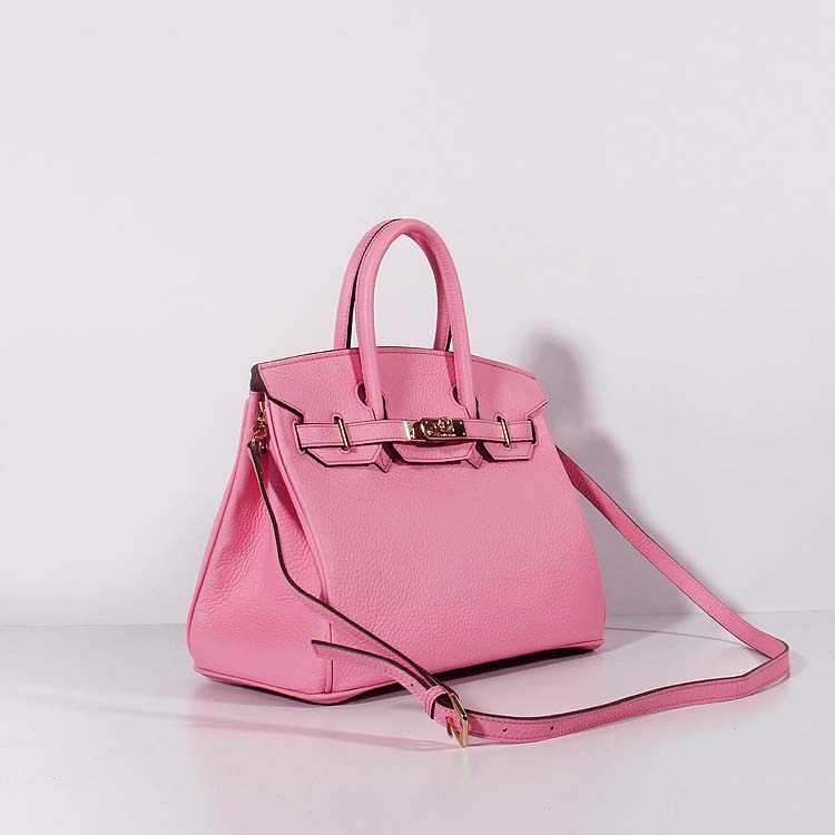 Birkin 30 leather handbag Hermès Pink in Leather - 20450568
