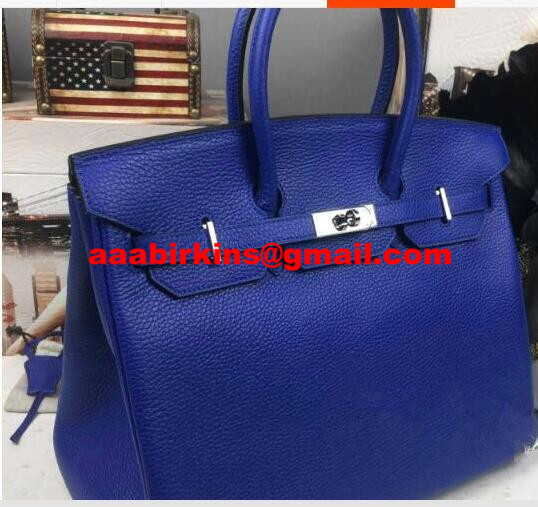 HERMES Togo Leather Blue Paradise Evelyne Mini Bag-MTSJ11981