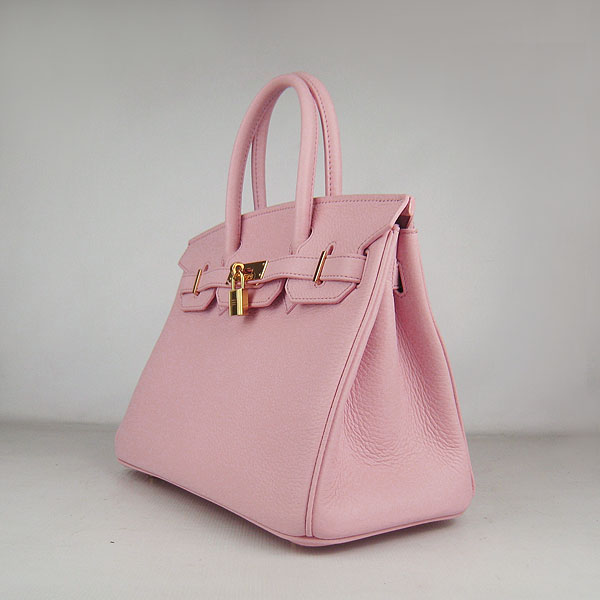 Hermès Togo Birkin 30 - Pink Handle Bags, Handbags - HER530082