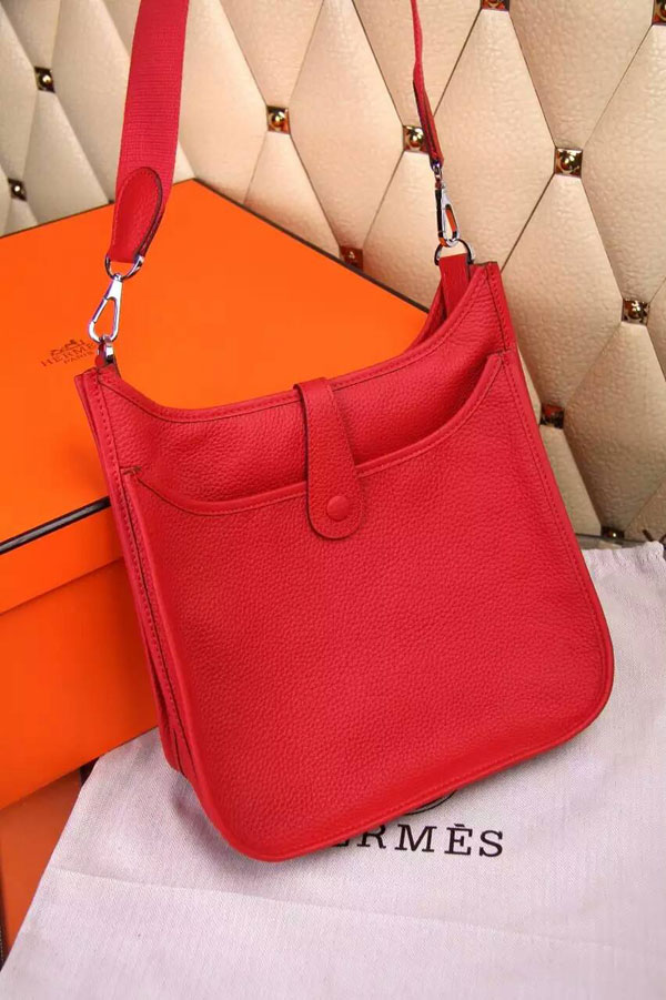 hermes red crossbody bag