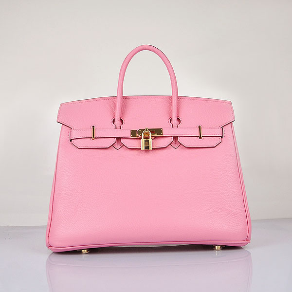 HB52005 Hermes Premium Collection 35cm Birkin Togo Leather-Hot Pink