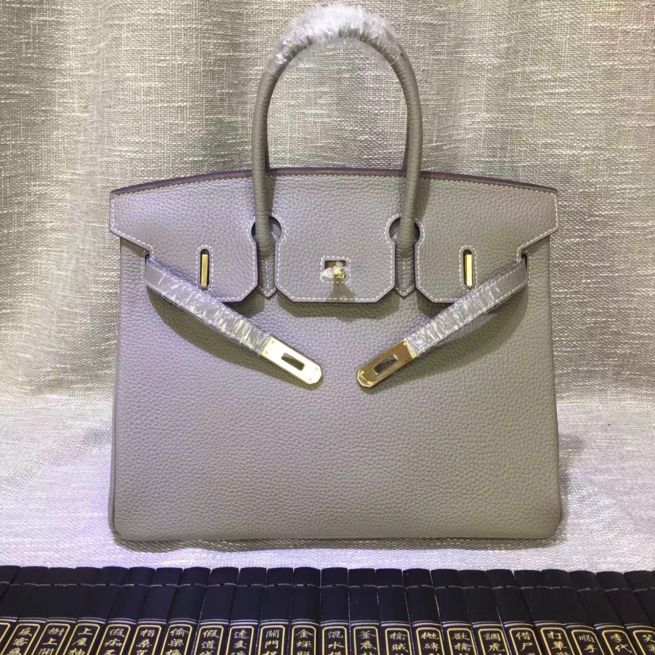 Hermes Birkin Designer Tote Bag Togo Leather in Elephant Grey – EliteLaza