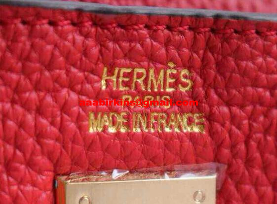 Hermes Birkin Horse Togo Leather Red 35cm